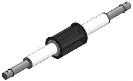3" Rubber Rotor Bar Package for One-Outlet Junior or Super Applicators