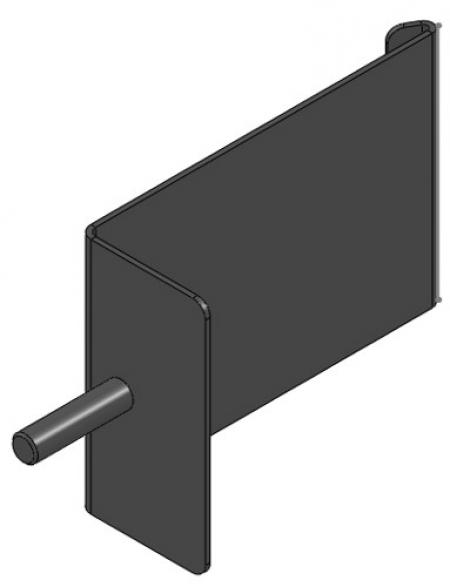 Spout Mounting Plate with Retaining Clip