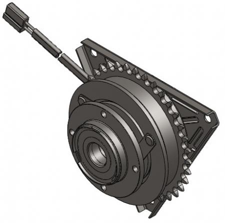 Electric Clutch with 35-Tooth Sprocket