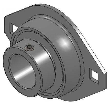 Flange Bearing with 1" Bore