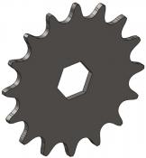 16-Tooth Sprocket with 5/8" Hex Bore