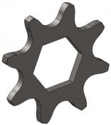 8-Tooth Sprocket with 5/8" Hex Bore