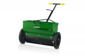 24" Variable Rate Drop Spreader with Push-Handle and 12" Solid Wheels