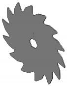 9" Saw Tooth Blade - 90 degree