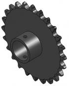 24-Tooth Sprocket with 1" Round Bore and 1" Hub