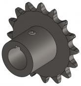 16-Tooth Sprocket with 3/4" Round Bore and 1-1/2" Hub