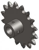 16-Tooth Sprocket with 1/2" Round Bore and 1-3/8" Hub