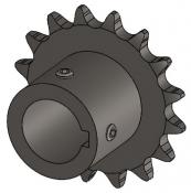 16-Tooth Sprocket with 1" Round Bore and 1-1/2" Hub