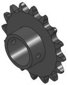 16-Tooth Sprocket with 1" Round Bore and 1-1/16" Hub