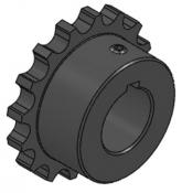 Chain Coupling Sprocket with 1" Bore